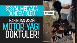 Ustalığa yükselen gencin başından aşağı motor yağı döktüler