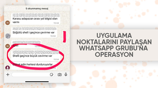 Uygulama noktalarını Whatsapp'tan paylaşan 4 kişiye gözaltı