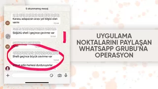 Uygulama noktalarını Whatsapp'tan paylaşan 4 kişiye gözaltı