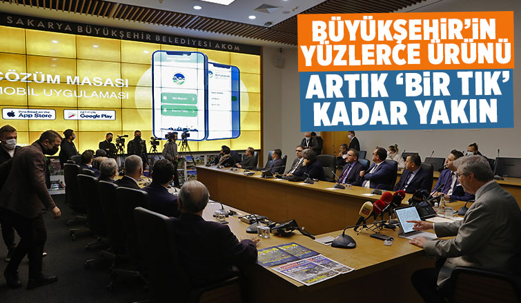 Uygulama yayınlandı Büyükşehirin ürünleri artık bir tık kadar yakın