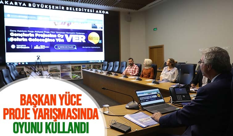 Uygulanacak projeyi vatandaşların oyları belirleyecek