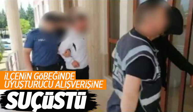 Uyuşturucu alışverişine suçüstü