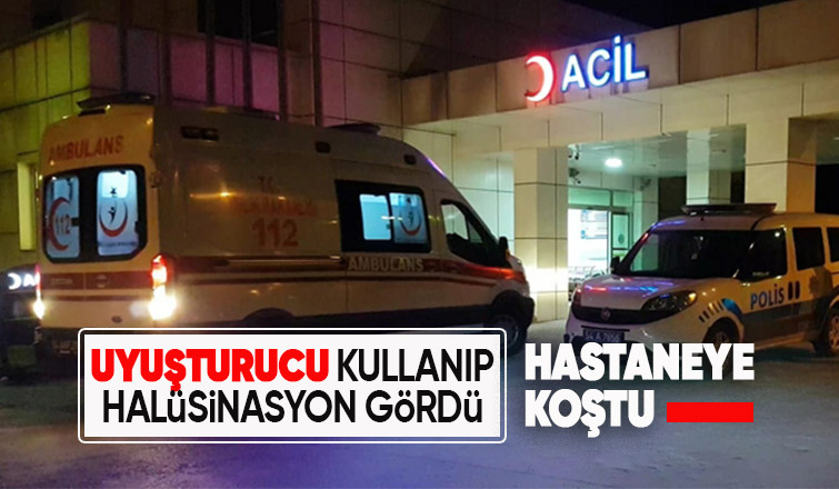 Uyuşturucu hastanelik etti