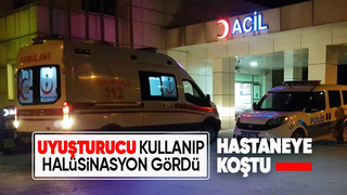 Uyuşturucu hastanelik etti