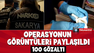 Uyuşturucu operasyonlarında 100 gözaltı