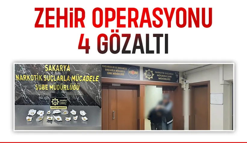Uyuşturucu operasyonu: 4 gözaltı