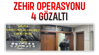 Uyuşturucu operasyonu: 4 gözaltı
