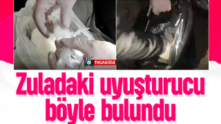 Uyuşturucu operasyonu kamerada