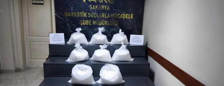 Uyuşturucu sevkiyatına darbe vuruldu; 80 kilo pregabalin ile yakalandı