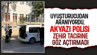 Uyuşturucu Tacirine Geçit Yok Akyazı da Yakalandı