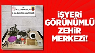 Uyuşturucu ticareti yapılan iş yerine baskın