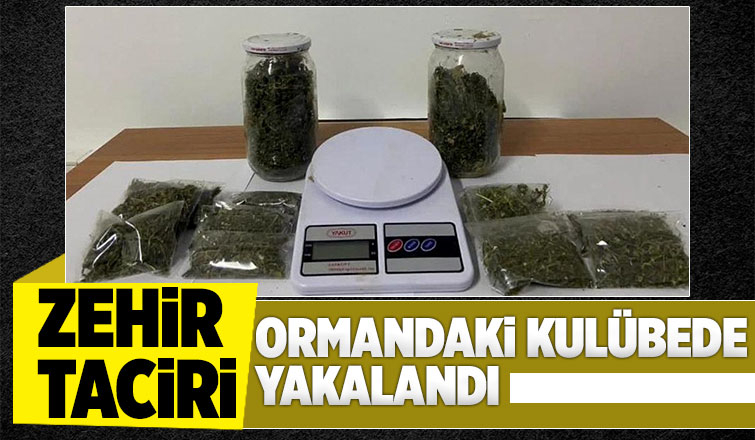 Uyuşturucu ticareti yapıyordu, kulübede yakalandı