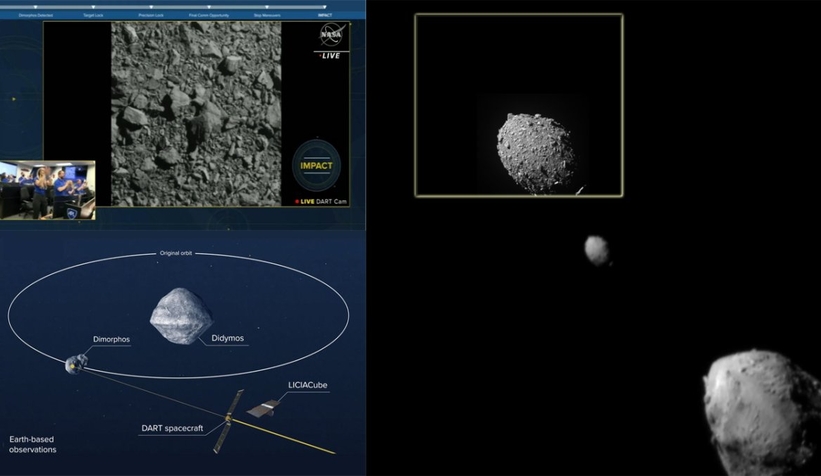 Uzay aracı çarptığı göktaşında 10 bin kilometrelik enkaz izi bıraktı