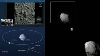 Uzay aracı çarptığı göktaşında 10 bin kilometrelik enkaz izi bıraktı