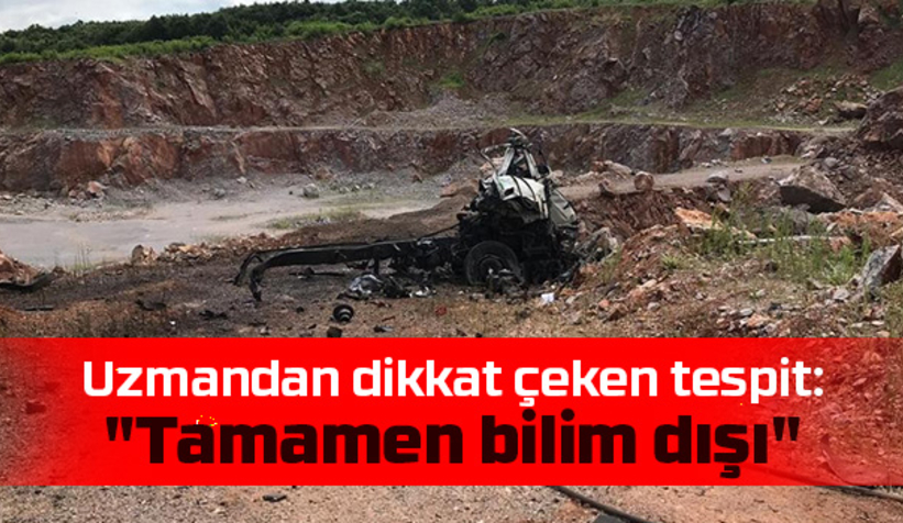 Uzmandan patlamaya ilişkin açıklama