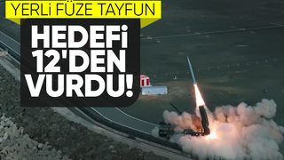 Uzun menzilli yerli füze hedefi vurdu