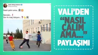 Vali'den çalım paylaşımı