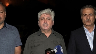 Vali Doğan açıkladı; Yangın o mahalleye ilerliyor