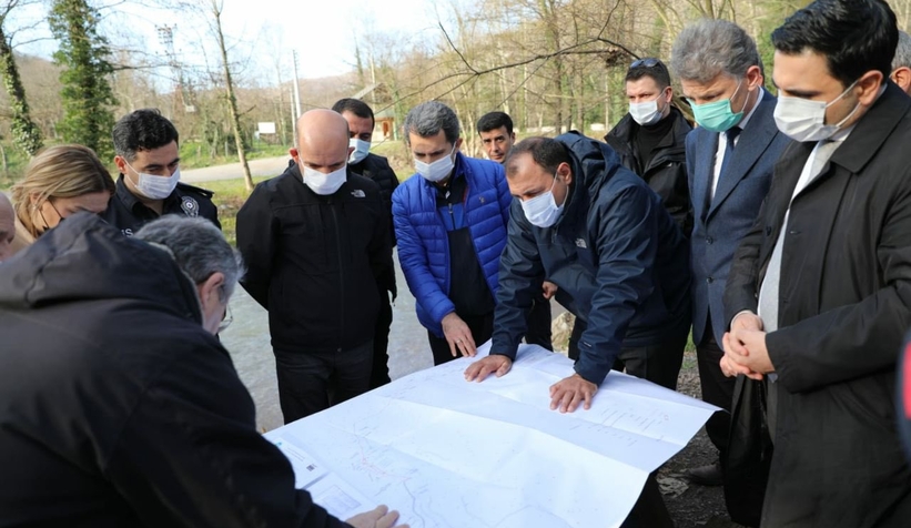 Vali Kaldırım, 5 Milyon TL'lik proje sahasını inceledi