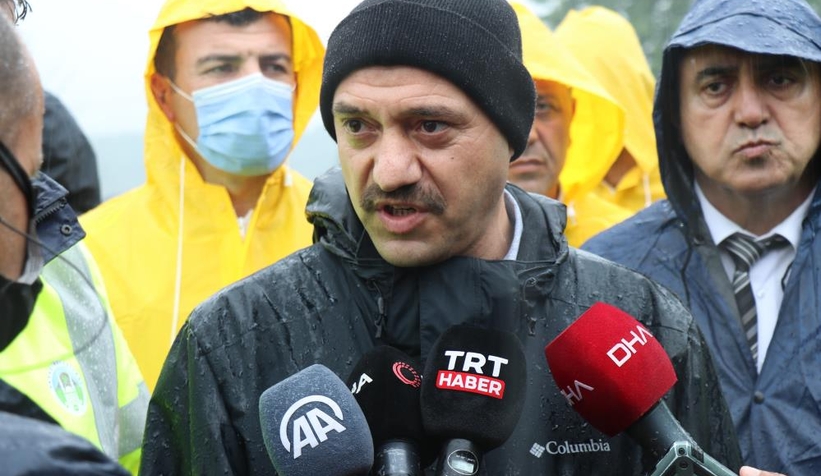 Vali Kaldırım Akyazı'da konuştu; 100 kişi tahliye edildi