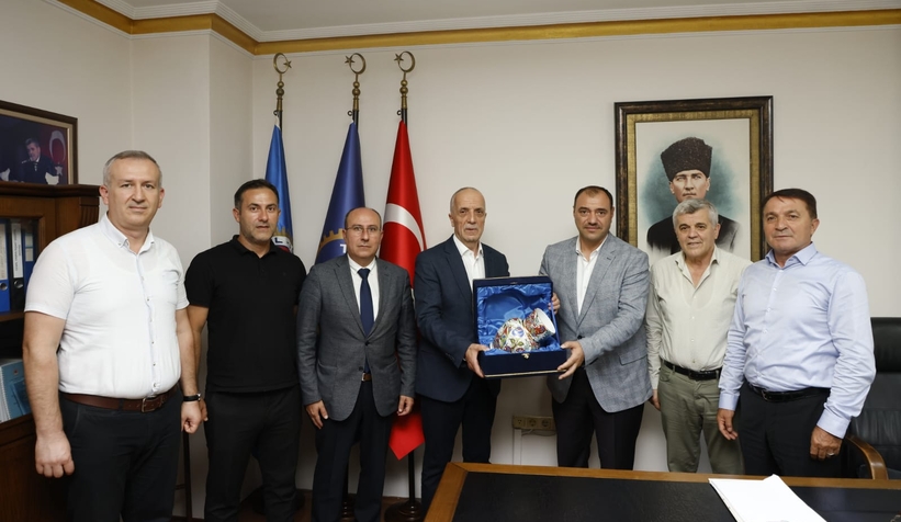 Vali Kaldırım'dan Ergün Atalay'a veda ziyareti