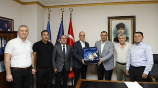 Vali Kaldırım'dan Ergün Atalay'a veda ziyareti