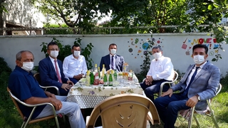 Vali Kaldırım'dan Recep Yıldırım'a taziye ziyareti