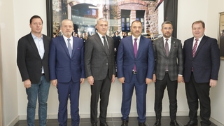 Vali Kaldırım'dan SATSO'ya hayırlı olsun ziyaret