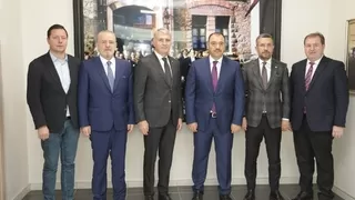 Vali Kaldırım'dan SATSO'ya hayırlı olsun ziyaret