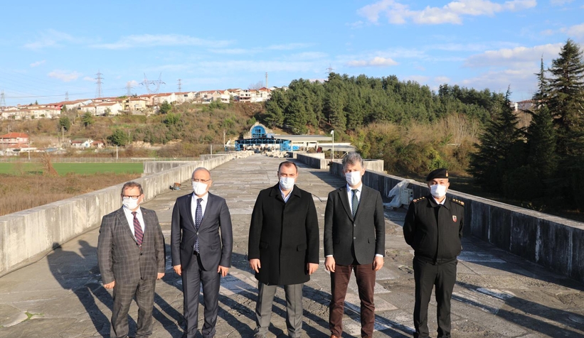 Vali Kaldırım, Justinianus Köprüsü'nde inceleme yaptı