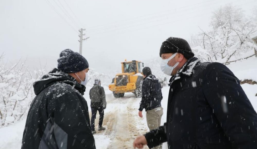 Vali Kaldırım, karla mücadele çalışmalarını inceledi