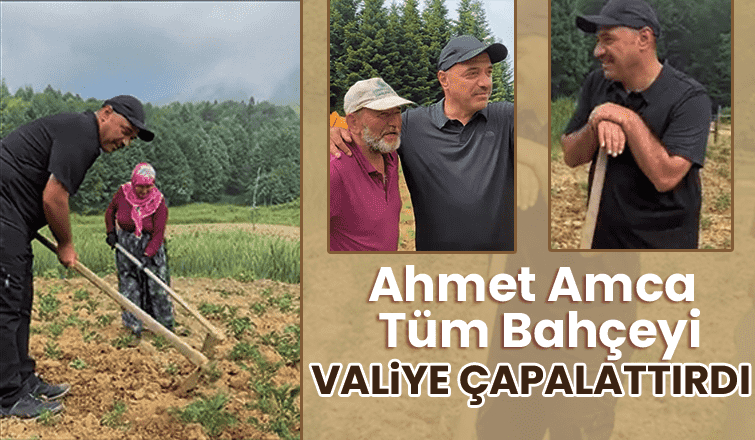 Vali Kaldırım Keremali çapa yapıp vatandaşlara yardım etti