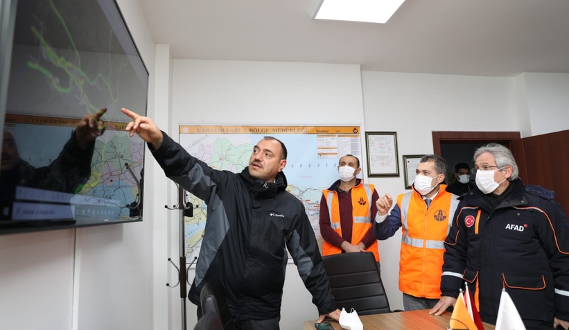 Vali kar tedbirleri hakkında brifing aldı