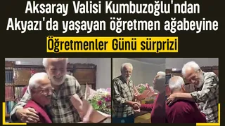 Vali Kumbuzoğlu, Öğretmenler Günü’nde ağabeyini Akyazı’da ziyaret etti