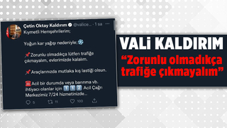 Validen zorunlu olmadıkça çıkmayın uyarısı