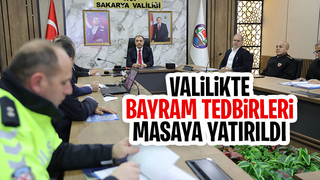 Valilikte bayram tedbirleri toplantısı yapıldı