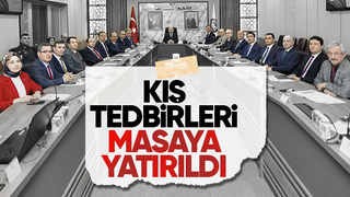 Valilikte kış tedbirleri toplantısı