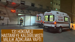 Valilikten cezaevindeki gıda zehirlenmesi şüphesi ile ilgili açıklama