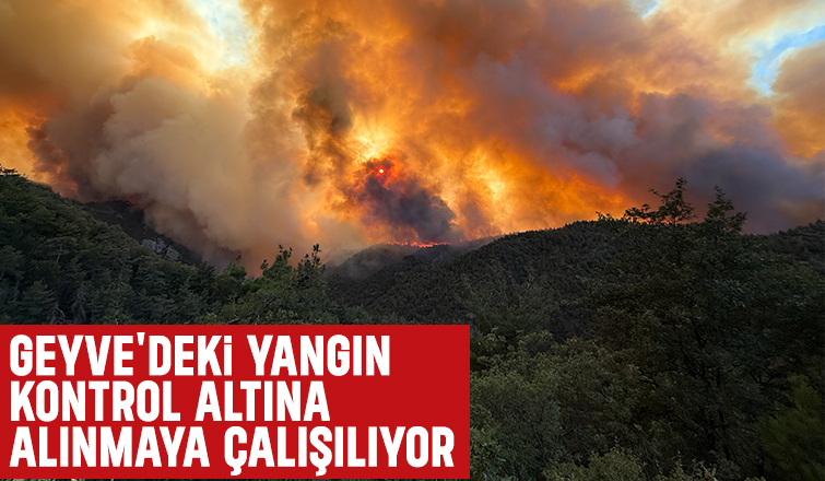 Valilikten Geyve'deki yangınla ilgili açıklama