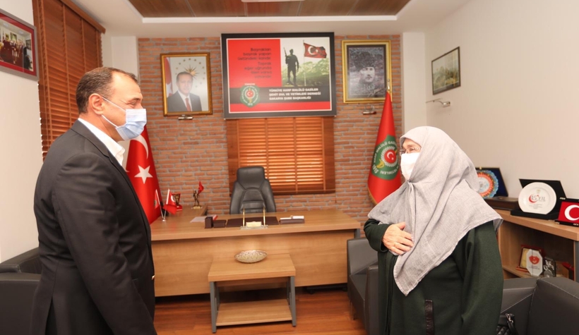 Valisi Kaldırım'dan şehit aileleri ve gazi derneklerine ziyaret