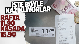 Vatandaş raf ile kasadaki fiyat farkını ifşa etti