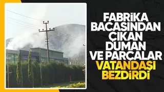 Vatandaşlar fabrika bacasından çıkan dumandan şikayetçi