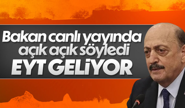 Vedat Bilgin'den EYT açıklaması: Hepsini çözeceğiz