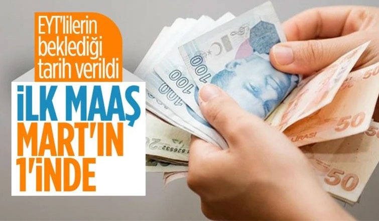 Vedat Bilgin: EYT'liler ilk maaşlarını 1 Mart'ta alabilecek