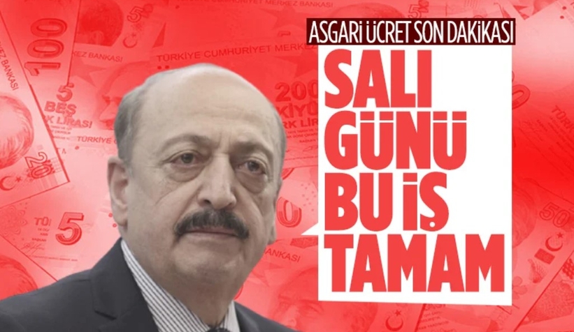 Vedat Bilgin: Salı günü asgari ücret müzakeresinde uzlaşmaya varacağız
