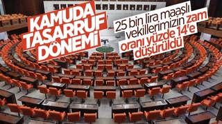 Vekillerin maaşlarına yüzde 14 zam yapıldı