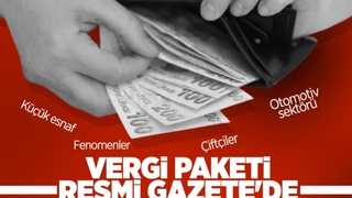 Vergi paketi Resmi Gazete'de