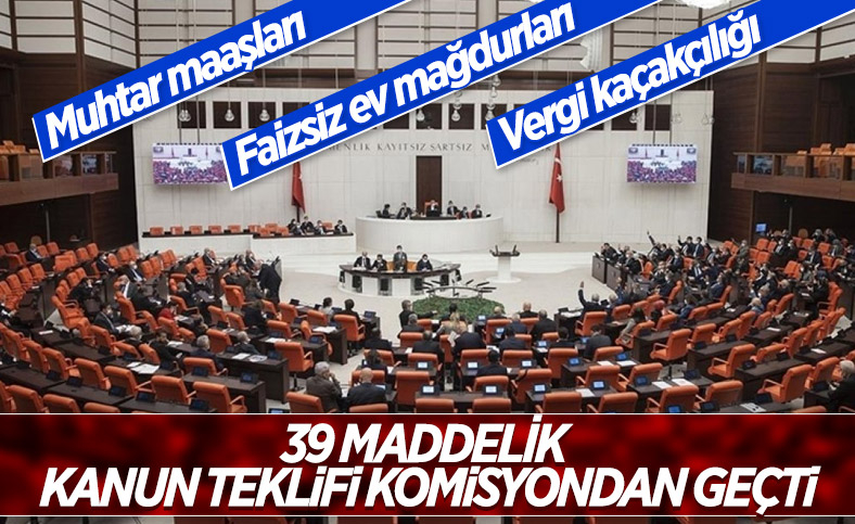 Vergi ve ekonomi paketi TBMM'de kabul edildi