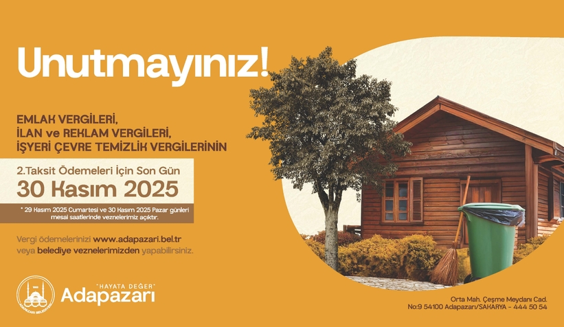 Vergide Son Gün 30 Kasım 