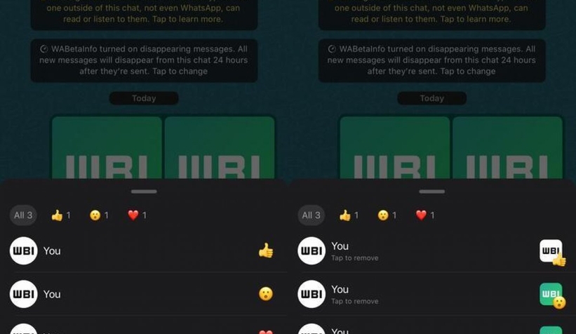 WhatsApp emoji ile tepki verme özelliğini geliştiriyor